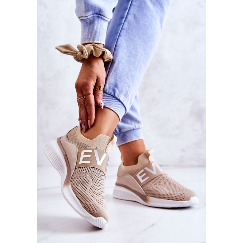 Vinceza Dámská sportovní obuv nazouvací béžová Lorane béžový 2