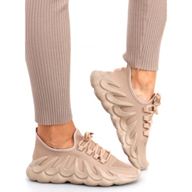 Ponožkové sportovní boty Band Khaki béžový 1