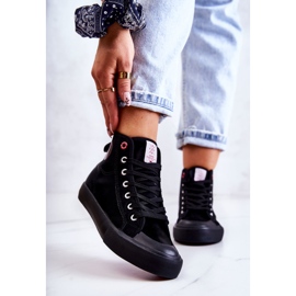 Dámské vysoké tenisky Cross Jeans JJ2R4055C Black černý 1