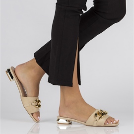 Filippo DK3788 / 22 Beige pantofle béžový 1