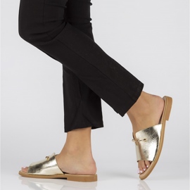 Filippo DK3700 / 22 Go zlaté pantofle zlatý 1