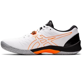 Boty na házenou Asics Blast Ff 2 M 1071A044 103 bílý pomerančový bílý 1