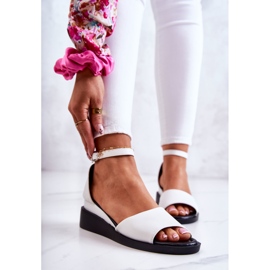 Vinceza Dámské klasické sandály se sponou bílé si zaslouží bílý 1