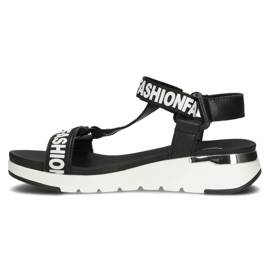 Kožené sandály Filippo DS2169 / 22 Bk černé černá 1