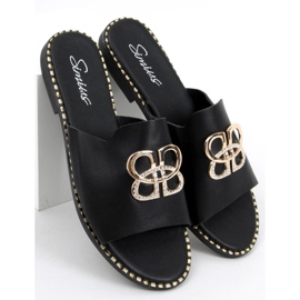 Dámské pantofle Inday Black černý 1