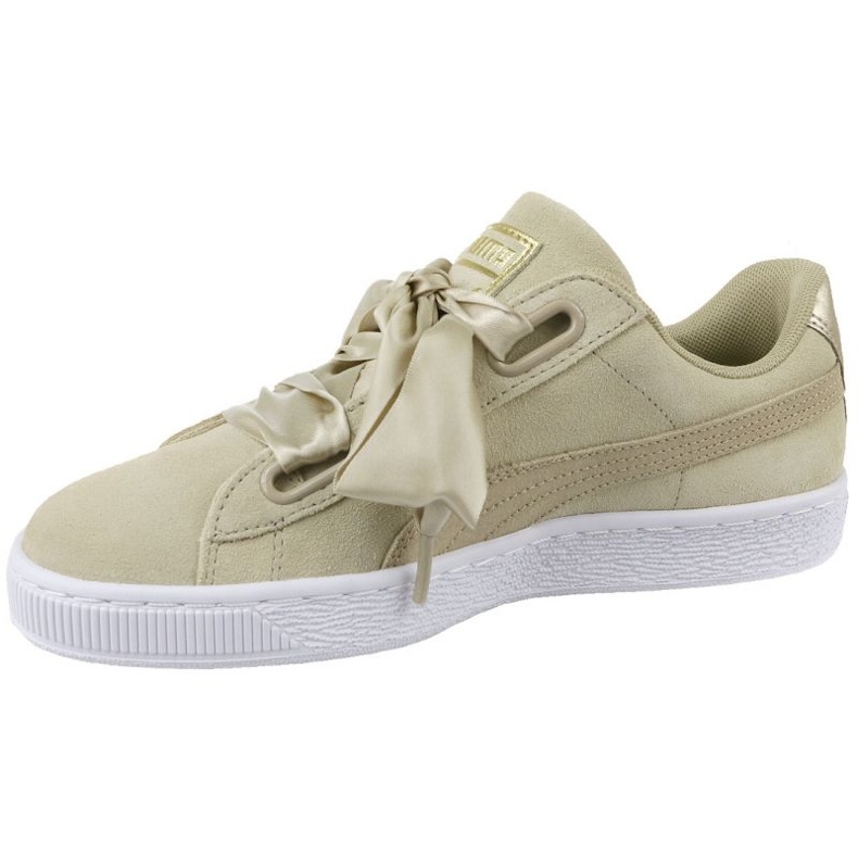 Puma Basket Heart Metallic Safari W 364083-01 béžový 1