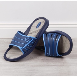 Pánské gumové pantofle Atletico tmavě modré barvy námořnická modrá 2