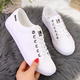 Bílé tenisky Big Star W274835 bílý 1