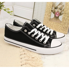 Černé textilní nízké tenisky Atletico černý 2