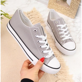 Nízké tenisky Atletico šedé šedá 1