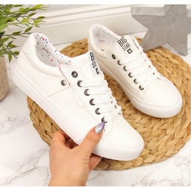 Nízká eko kůže bílá Big Star GG274060 bílý 2