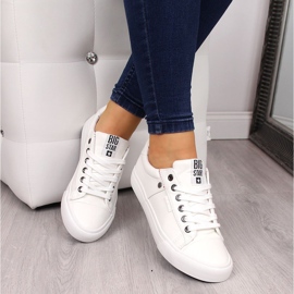 Nízká eko kůže bílá Big Star GG274060 bílý 1