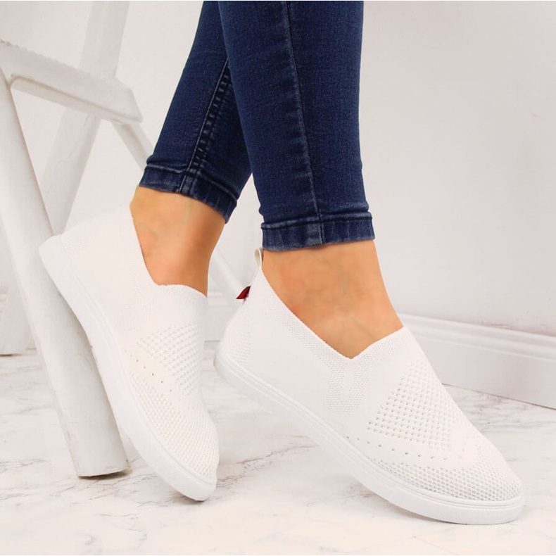Dámské bílé slip on tenisky Big Star FF274A608 bílý 1