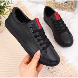 Nízká eko kůže černá Big Star DD274687 2