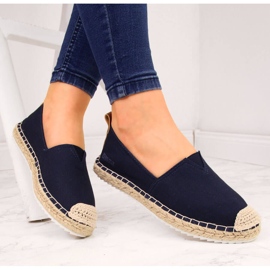 Dámské tmavě modré espadrilky Big Star HH274500 námořnická modř 1