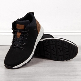 Černé kožené pánské boty Rieker B6740-00 černá 1