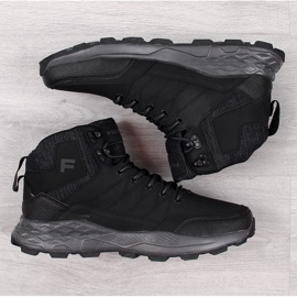 Černé pánské turistické boty Filippo černá 1