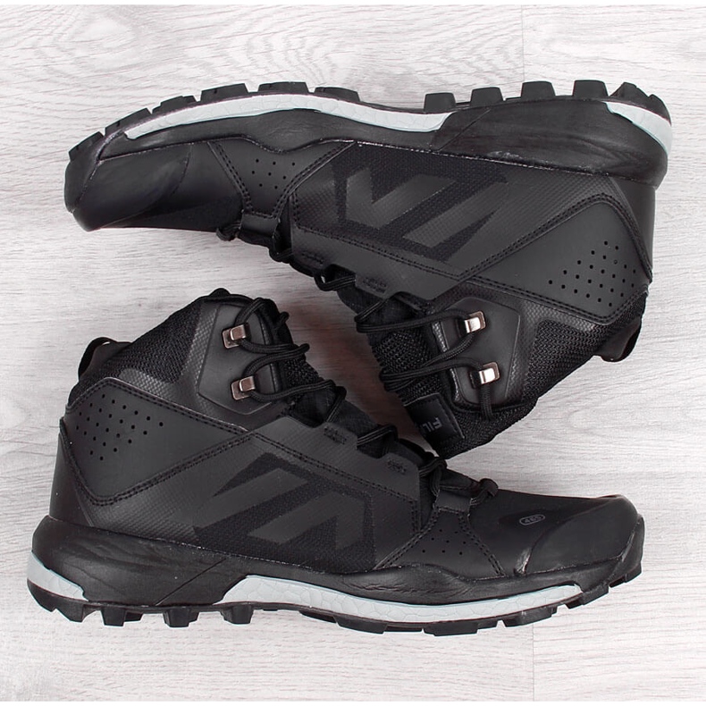 Černé pánské vysoké trekingové boty Filippo černá 1