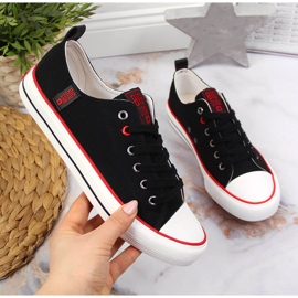 Černé textilní nízké tenisky Big Star JJ274122 černá 1