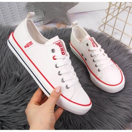 Nízké bílé tenisky z ekokůže Big Star JJ274130 bílý 2