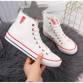 Textilní bílé tenisky Big Star JJ274127 bílý 1