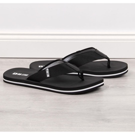 Pánské černé žabky Big Star JJ174519 černý 1