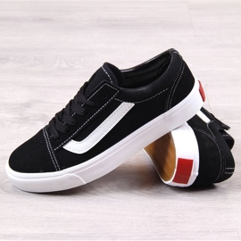 Černé dětské textilní tenisky Atletico černý 1