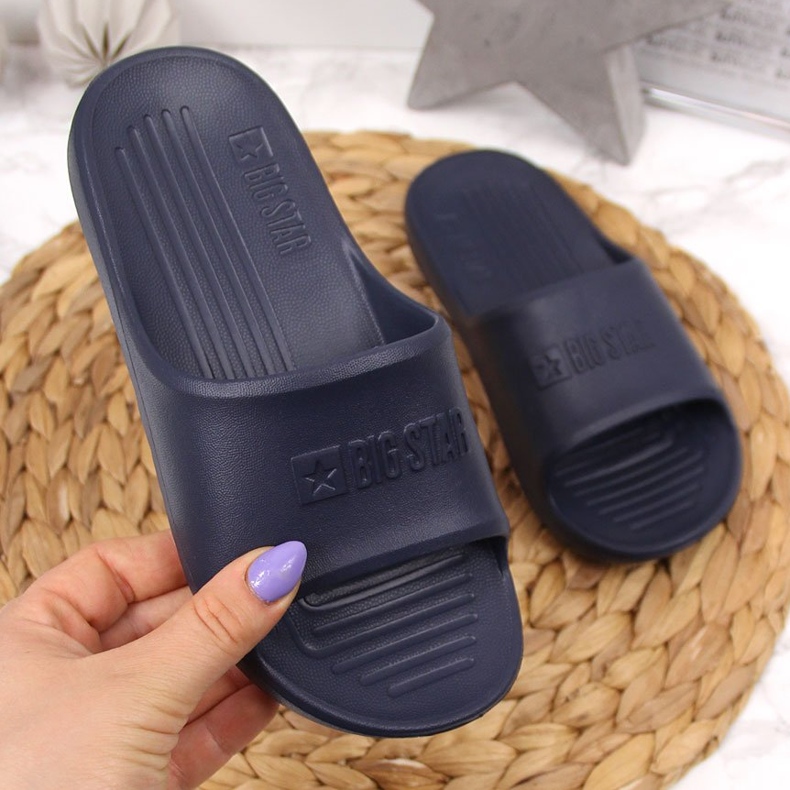 Dětské pěnové pantofle Big Star GG374810 námořnická modrá 1