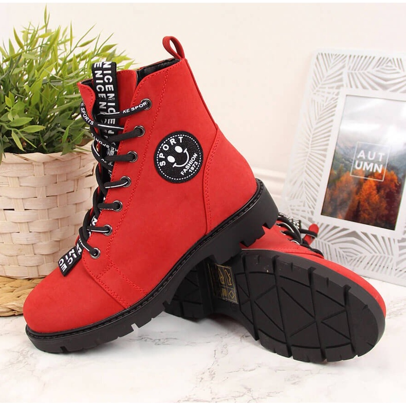 Zateplovací dívčí dělnice Red Vinceza červené 2