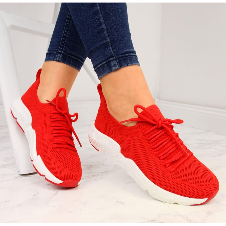 American Club Červené sportovní boty 1