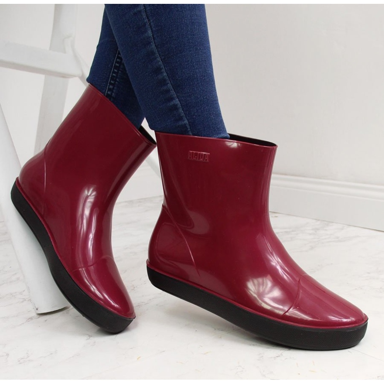 Fialové voděodolné dámské galoše Alida fialový 1 Fialové voděodolné dámské galoše Alida fialový 1