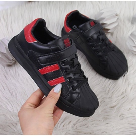 Černá dětská sportovní obuv na suchý zip Big Star GG374022 1