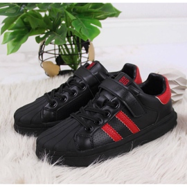 Černá dětská sportovní obuv na suchý zip Big Star GG374022 černý 2