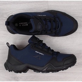 Nepromokavé trekové boty American Club v tmavě modré barvě modrý 1
