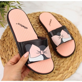 Černé dámské plážové pantofle na suchý zip černé pro ženy Atletico černá 2