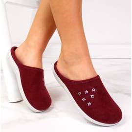Dámské domácí pantofle Maroon Inblu červený vícebarevný 1