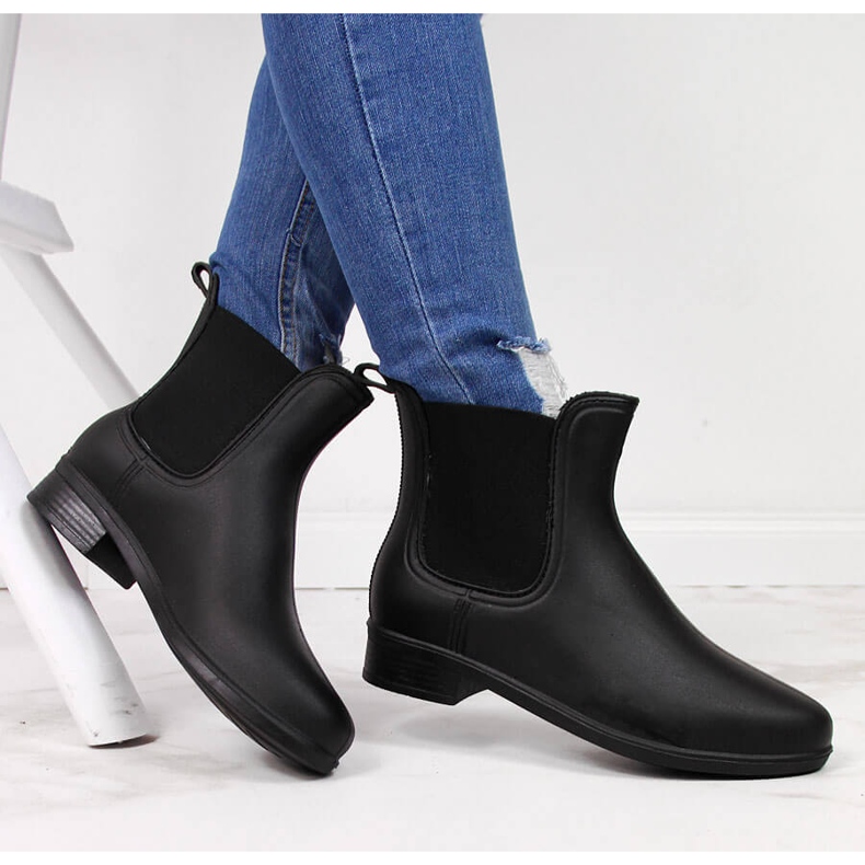 T.Sokolski Dámské galoše Jodhpur matné černé T. Sokolski černá 1