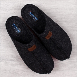 Pánské pantofle plstěné černé pantofle Panto Fino II167010 černá 1 Pánské pantofle plstěné černé pantofle Panto Fino II167010 černá 1