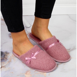 News Dámský domácí svetr růžové pantofle NOVINKA růžový 2