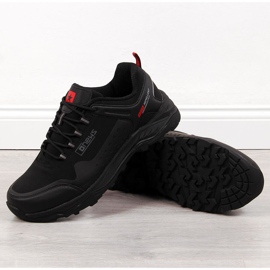News Pánská turistická obuv voděodolná černá NOVINKA 1