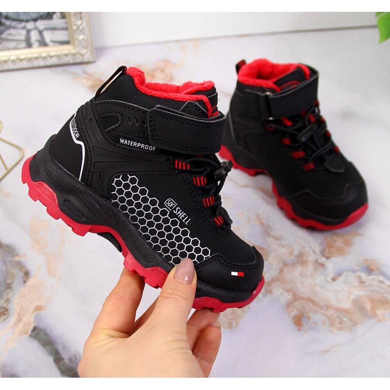 American Club černé nepromokavé dětské sněhule černá 1