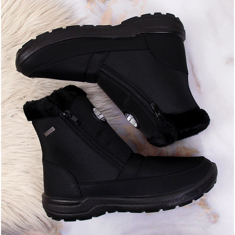 Dámské nepromokavé zateplené sněhule černé Galop černá 2