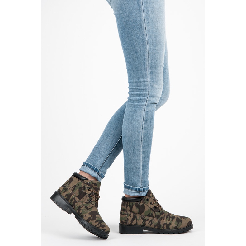 Ideal Shoes Nízký kotník Trapper vícebarevný 2 Ideal Shoes Nízký kotník Trapper vícebarevný 2