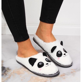 Dámské pantofle domácí mazlíčci panda Galop bílý 5