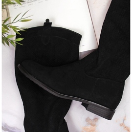 S.Barski Černé jarní boty pro ženy S. Barski černý 2