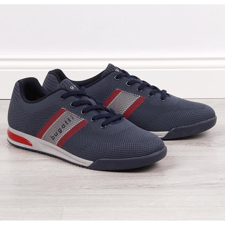 Tmavě modré pánské boty Bugatti námořnická modrá 1