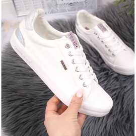 Cross Jeans JJ2R4038C bílé textilní tenisky bílý 1