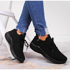 Černé sportovní boty Filippo ze síťoviny černá 1