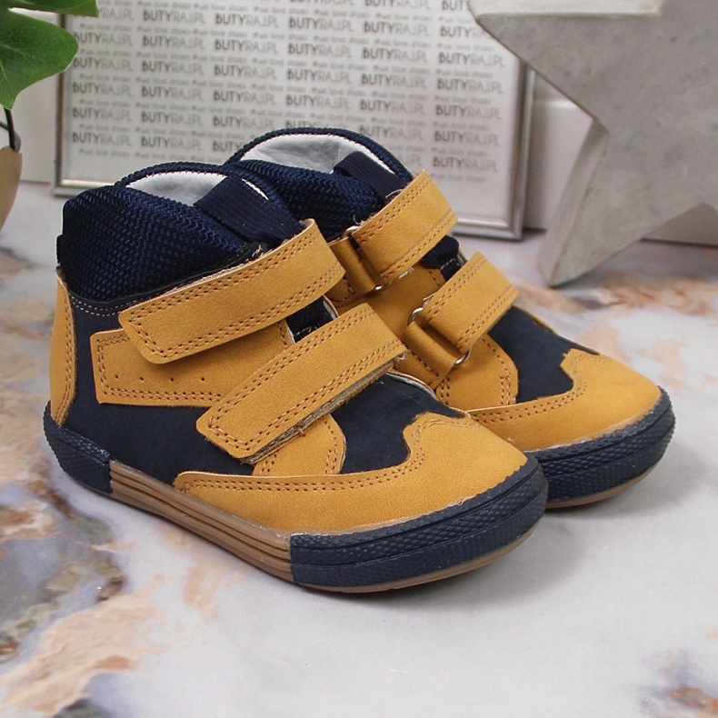 Chlapecké boty se suchým zipem camel Kornecki 6785 hnědý černá 2 Chlapecké boty se suchým zipem camel Kornecki 6785 hnědý černá 2