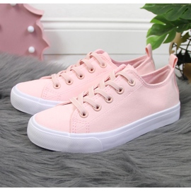 Růžové gumové tenisky Atletico růžový 2